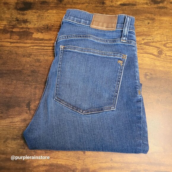 Madewell Jeans 28 Skinny 9" High Rise Creston Wash J4624 Tummy Control Stretch - Picture 3 of 12